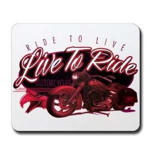    Mousepad (Mouse Pad) Live to Ride Ride to Live 