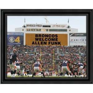  Denver Broncos Personalized Score Board Memories Sports 