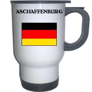  Germany   ASCHAFFENBURG White Stainless Steel Mug 