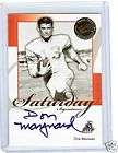 Press Pass Don Maynard Autograph Auto RED INSCRIBED SP  