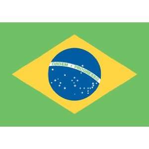  Brazil Country Flag Car Magnet Automotive