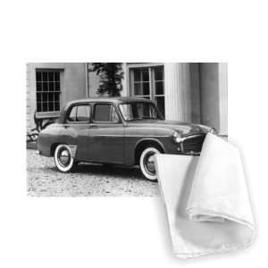  Motor Cars. The Hillman Minx. July 1954   Tea Towel 100% 