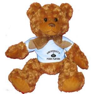   OF XXL POKER PLAYERS Plush Teddy Bear with BLUE T Shirt Toys & Games