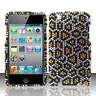 Cheetah Apple iPod Touch 4th Generation Iced Bling Hard Case Cover 