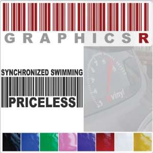  Sticker Decal Graphic   Barcode UPC Priceless Synchronized 