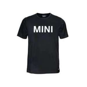  MINI Cooper Mens Word Mark Black T Shirt XL (European 