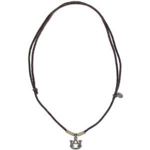  Auburn Tigers Mens Leather Cord Necklace Sports 