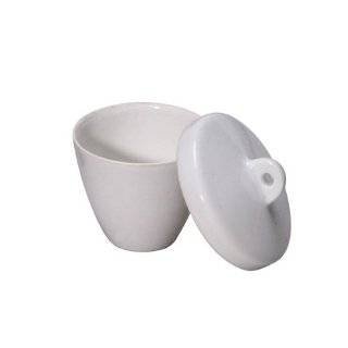 Crucible;Porcelain; High Form w/Lid; 50ML