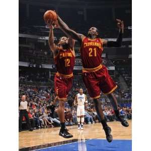 Cleveland Cavaliers v Orlando Magic Joey Graham and J.J. Hickson 