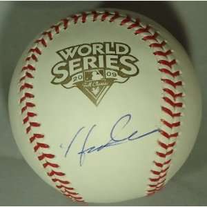 Hideki Matsui Signed Baseball   09 WORLD SERIES 4   Autographed 