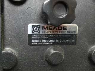 Meade 884 Deluxe Field Tripod   For Use With ETX 90 ETX 105 ETX 125 