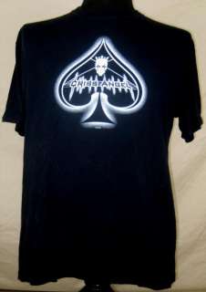 Criss Angel Magician Mindfreak Logo Spade Skull Magic Mens T shirt 