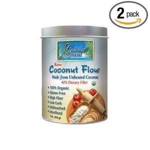 Coconut Secret 100% Organic Raw Coconut Flour (2x16oz)  
