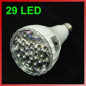 29 LED E27 Rechargeable Emergency Lamp Light Bulb AC/DC  