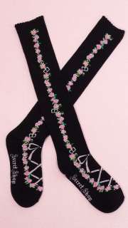 NEW SWEET LOLITA SOCKS AP STYLE KNEE HI KERA GOTHIC  