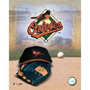  Baltimore Orioles   05 Logo / Cap and Glove Finest 