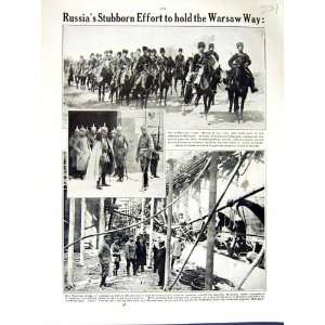  1915 WORLD WAR COSSACKS SOLDIERS MACKENSEN HINDENBURG