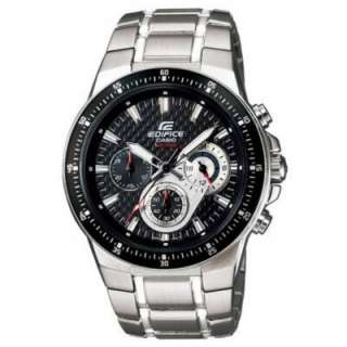 CASIO EF552D 1A EDIFICE MENS STAINLESS STEEL CHRONOGRAPH WATCH BLACK 