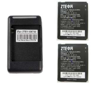   1500mAh Battery+USB Wall Charger For ZTE AT&T Avail Z990 Phone  