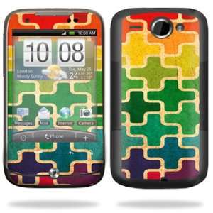   Skin Decal Cover for HTC Wildfire Cell Phone   Color Swatch Cell