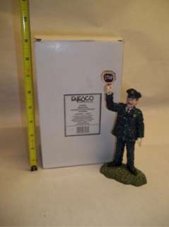 Policeman Vintage Ceramic Figurine Enesco #674303 w Box  