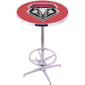  University of New Mexico Pub Table with 216 Style Base 
