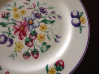  Pc French Porcelain Dishes Cornucopia Dinnerware Fine China Service 4