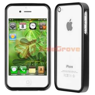 5x Bumper Case Cover Stand Holder for Verizon iPhone 4  