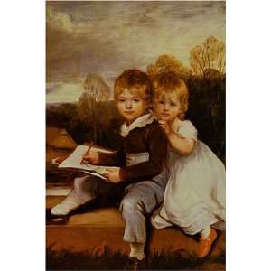 The Bowden Children by John Hoppner, 17 x 20 Fine Art Giclee Print 