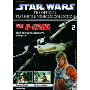   STAR WARS VEHICLES COLL MAG #12 with Die Cast X WING 