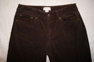 Ann Taylor Loft Brown Cords Corduroy Pants Size 0 EUC  