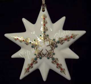 Lenox China 1994 Annual Ornament China Jewels Star MIB  