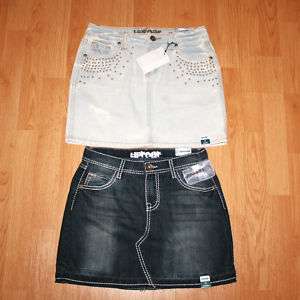 Girls UPROAR Denim Jeans Skirts 7 8 10 12 14 16 NWT $30  