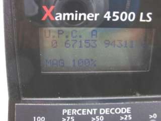 BAR CODE SYSTEMS XAMINER 4500LS  