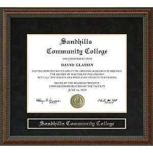  Sandhills Community College Diploma Frame Sports 