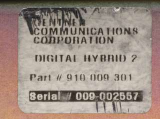 Gentner Digital Hybrid II Broadcast Phone Line Audio Console Mixer IFB 