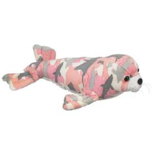   Camo Seal Sea Lion Plush Stuffed Animal Toy Gift Marine Mammal 12 inch