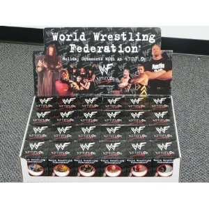  WWF WF Wrestling Ornament Display Pack of 24