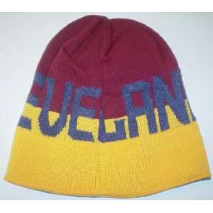  Cleveland Cavaliers Cuffless Reversible Knit Hat By Adidas 
