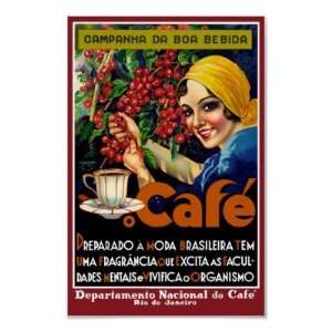 Campanha Da Boa Bebida Coffee Brazil Ad Print 