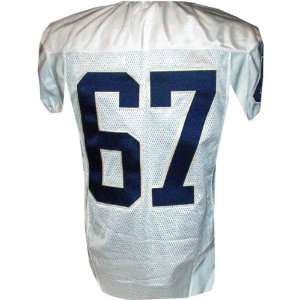  Team Issued #67 2006 Notre Dame White Jersey   Sports 