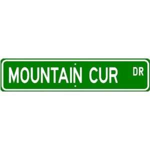  Mountain Cur STREET SIGN ~ High Quality Aluminum ~ Dog 