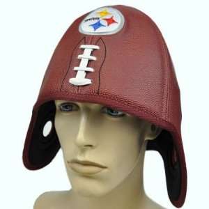  NFL Pittsburgh Steelers Reebok Faux Leather Helmet Head 