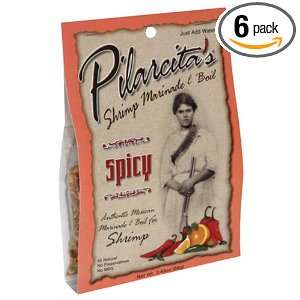 Pilarcitas Shrimp Marinade and Boil, Spicy, 2.43 Ounce Units (Pack of 
