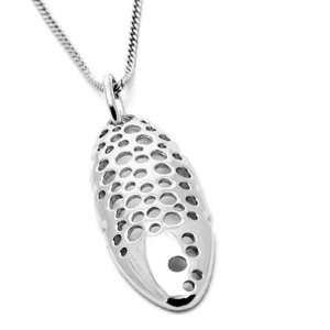 little fishy stirling silver pendant (with 16 18 curb chain)