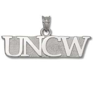   UNCW Pendant   Sterling Silver Jewelry