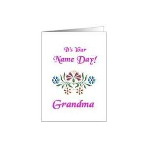 grandma name day Card