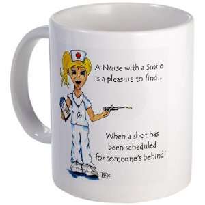 Happy Nurse Funny Mug by  
