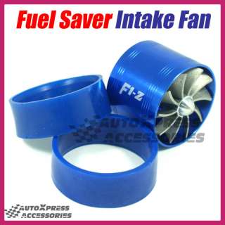 TURBO F1 Air Intake Fuel Saver SINGLE Fan Universal Fit  