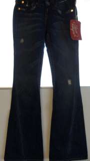NWT True Religion Womens Jeans, Joey Basic Dark Vintage Size 24 